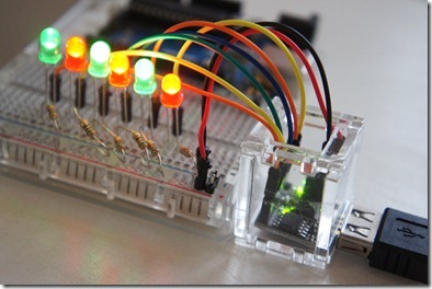 Inside one of the acrylic cases