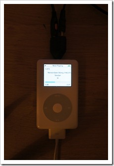 iPod Photo loading Horace and the Spiders