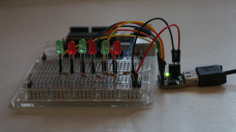 Digispark blinking LEDs