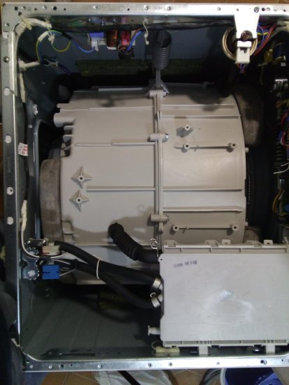 interior de una lavadora