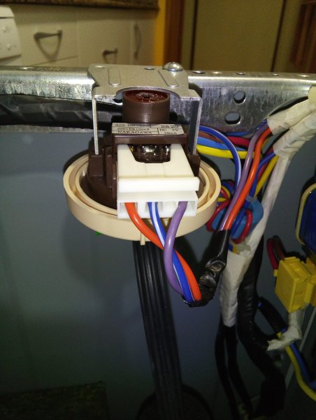 Presostato vista superior