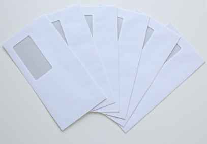 high angle view of paper against white background