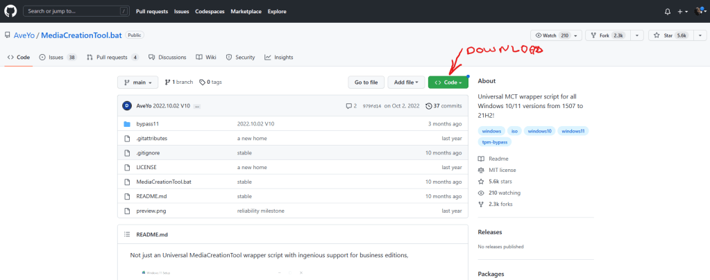 descargar mediacreation tool