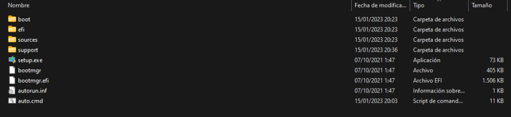 ficheros imagen iso w11