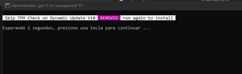 Fin de Skip_TPM_Check_on_Dynamic_Update.