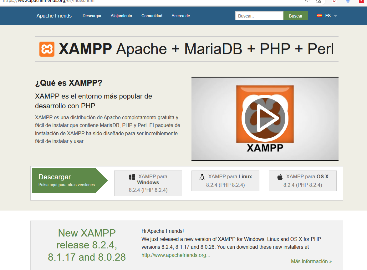 instalacion XAmpp 