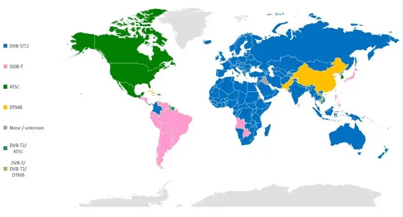 mapa  de cobertura TDT