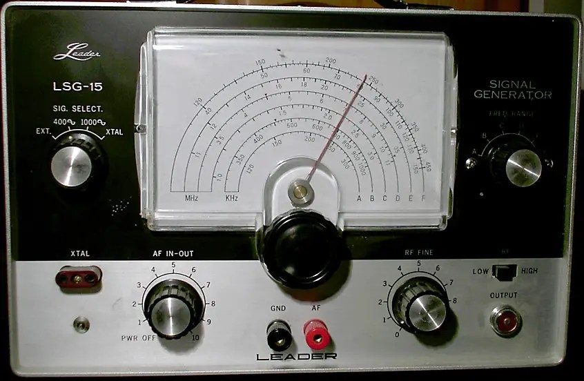 leader lsg 15 signal generator
