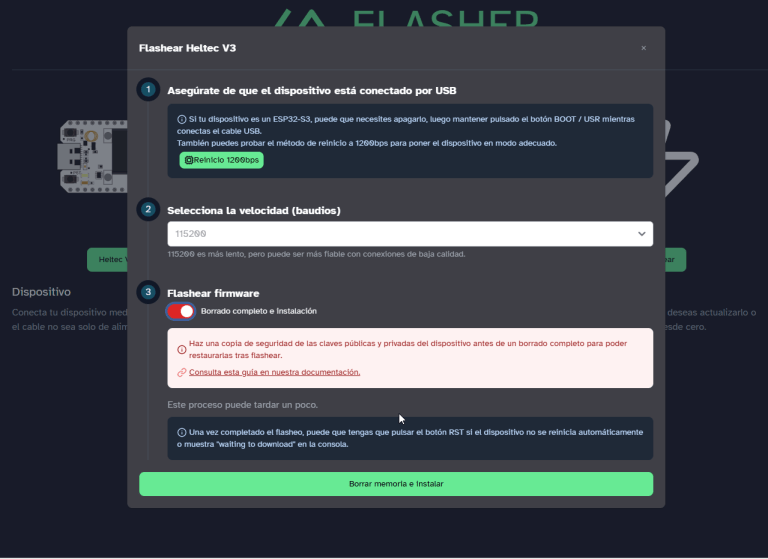 Meshtastic Web Flasher – Soloelectronicos.com