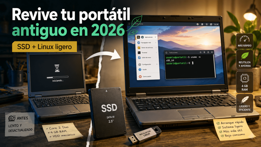 revivir viejo portatil