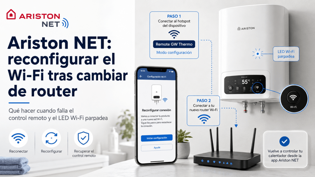 Cambiar la wifi para que el termo inteligente siga funcionando
