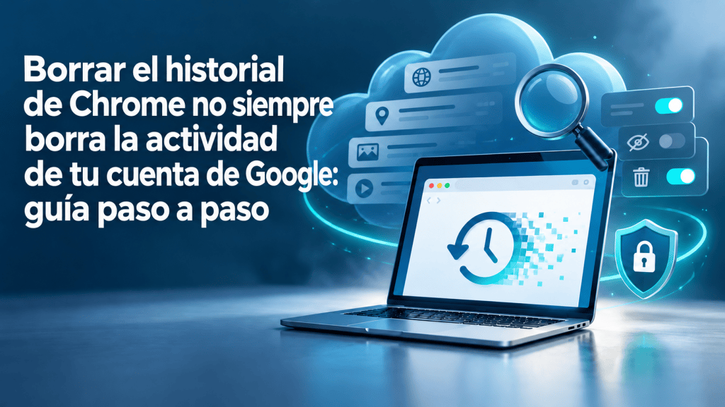 es muy facil borrrar historial de los servidores de google